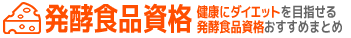 発酵食品資格 健康にダイエットを目指せる発酵食品資格 サイトロゴ